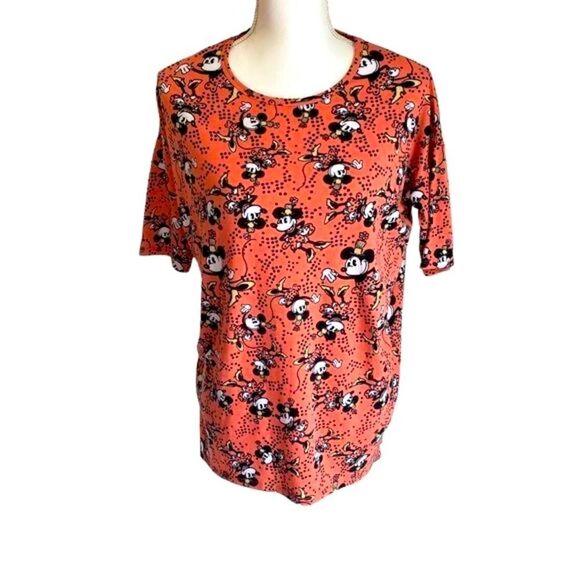 Disney Luluroe Irma Minnie Mouse Blouse Top Oversized XXS NWT - Picture 1 of 8